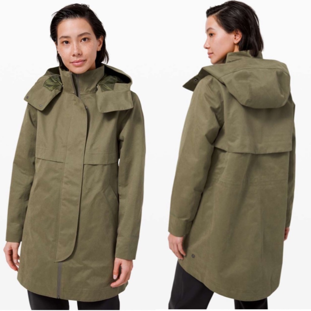 lululemon athletica Olive Trench Coat